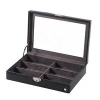 2023 Offre Spéciale prix usine Pu matériel bijoux accessoires boîte de rangement organisateur lunettes et lunettes étuis sacs