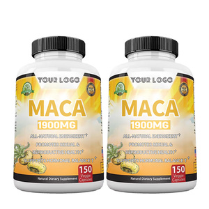 Cápsulas de Raíz de Maca al por Mayor, Extracto de Lepidium Meyenii, <span class=keywords><strong>Adaptógeno</strong></span> para Energía, Estado de Ánimo y Resistencia, Cápsulas Herbales para Mejorar la Libido - Product Image 3