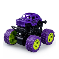 Vehículo de Tracción en las Cuatro Ruedas, Camioneta Monstruo de Juguete, Auto de Empuje, Vehículo de Fricción Barato para Niños, Miniaturas