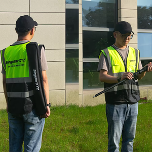 Singularxyz gnss rtk lăng kính xách tay 1.8m Kính thiên văn GPS nhận cực hợp kim nhôm phụ kiện rtk phạm vi cực cho khảo sát - Product Image 2