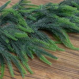 Planta de flores artificiales Navidad <span class=keywords><strong>Norfolk</strong></span> Pine Garland Real Touch Artificial Greenery Pine Vine Winter Decor Guirnaldas Vacaciones - Product Image 6