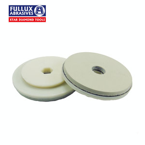 Tampone per Lucidatura Continua Fullux 125mm con Attacco a Chiocciola, Liscio e Morbido per Lucidatura di Bordi di Granito, Marmo e Altre Pietre Morbide - Product Image 4