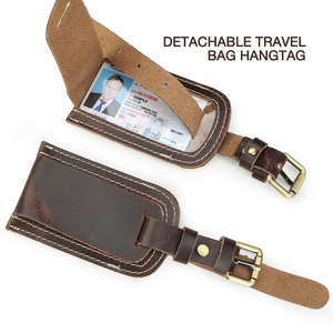 <span class=keywords><strong>Valigia</strong></span> dal Design Vintage in Vera Pelle, Borsa da Viaggio in Autentica Pelle Bovina <span class=keywords><strong>con</strong></span> <span class=keywords><strong>Ruote</strong></span> - Product Image 6