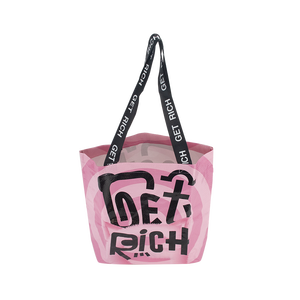 New Custom Ladies Woven <b>Bag</b> Durable Eco-Driendly PP (Polypropylene) <b>Tote</b> <b>Bag</b> with Letter Pattern for Shopping - Product Image 4