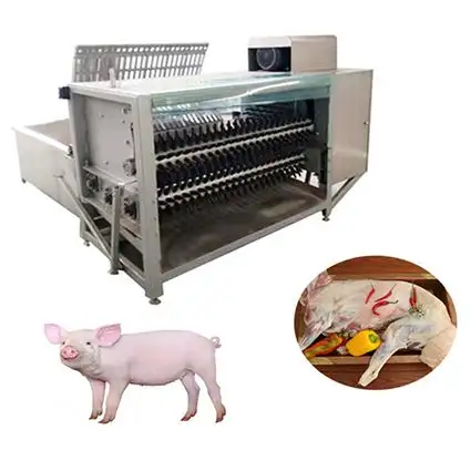 High quality pig processing equipment slaughtering pig slaughter equipment sheep head dehair pig machine
