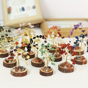 Árbol de Cristal Natural Multimaterial, Muy Popular, Ideal para Decoración del Hogar, Set <span class=keywords><strong>Arbol</strong></span> Vida Cristales, Venta al Por Mayor - Product Image 5