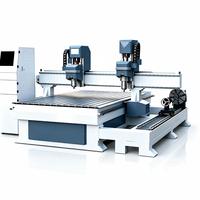 Mesin Ukiran CNC Router 6090 3 Axis 3kW Spindle 8000rpm Presisi Tinggi untuk Cetakan Logam Kuningan Tembaga Aluminium