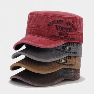 Casquette de baseball vintage en coton délavé pour femme, protection solaire décontractée avec motif brodé pour le camping et la pêche - Product Image 2
