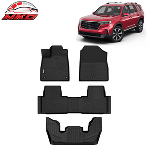 Tapis de sol toutes saisons en TPE pour Honda Pilot 2023-2025, avant et arrière, 3D moulés, imperméables - Product Image 1