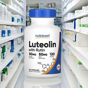 Commercio all'ingrosso puro naturale estratto di Mignonette guscio di arachidi integratore 85% 95% 98% luteolina in polvere CAS 491-70-3 materia prima - Product Image 2