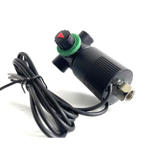 Válvula Solenoide de Riego de 3 Vías Normalmente Cerrada/Abierta con Interruptor Manual, Cable Negro 390 3 24 VCC, Suministro de Agua y Drenaje para Exteriores - Product Image 2