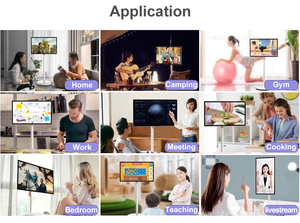 27-32 inch Hệ thống Android TV Incell màn hình cảm ứng di động xoay Video <span class=keywords><strong>Player</strong></span> tương tác cửa hàng bán lẻ thang máy wayfinding - Product Image 3