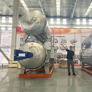 Vapeur et <span class=keywords><strong>stérilisateur</strong></span> rotatif de jet d'eau de réservoir de pilote de navire de cornue d'acier inoxydable d'air pour le pot de boîte - Product Image 6