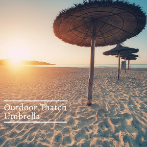 ร่มที่มีความต้องการสูงสำหรับใช้ในโรงแรมชายหาดการรับประทานอาหารสไตล์เขตร้อนที่บังแดด/กันน้ำการออกแบบเสาไม้แขวนที่บังแดด - Product Image 1