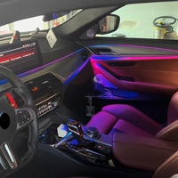 Éclairage d'ambiance pour voiture, 64 couleurs, éclairage LED d'ambiance pour l'intérieur de la voiture, pour BMW M5 F90 2017-2023