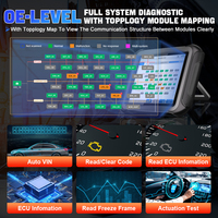XTOO X100 MAX Máquina de Llaves, Escáner Automático OBD2, Programador de Llaves, Kit de Herramientas de Diagnóstico y Reprogramación Profesional IMMO, 2 Años de Garantía