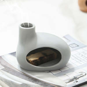 Quemador de incienso de cerámica Palo Santo Sage Holder para Palo Santo Wood Sage Holder para quemar quemador de incienso de cono de cerámica - Product Image 3