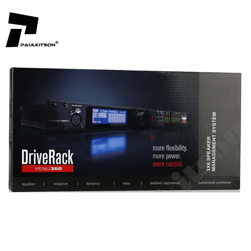 Dbx Driverack VENU360 prosesor Audio profesional prosesor Audio 3 In 6 0ut sistem suara prosesor Audio musik Digital