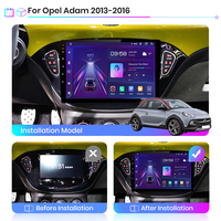 Junsun-Radio multimedia V1 para coche, Radio con GPS, Carplay inalámbrico, Android, para Opel ADAM 128-2013, unidad principal de 2016 GB