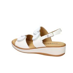 Cinzia Soft Women's Wedge <b>Sandal</b> White IO21637CP - Product Image 2