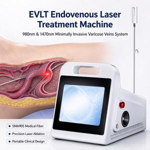 Láser para Várices, Láser Mínimamente Invasivo de 980nm/1470nm, Dispositivo de Eliminación Endovenosa EVLT, Láser de Diodo para Flebología Clínica - Product Image 1