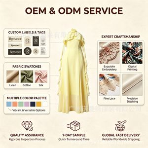 Vêtements pour femmes, robe de style <span class=keywords><strong>palais</strong></span> français, robe longue brodée modeste, robe maxi - Product Image 6
