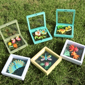 2024 nouveauté insecte fleur série <span class=keywords><strong>Quilling</strong></span> papier ensemble bricolage à la main artisanat papier <span class=keywords><strong>Quilling</strong></span> outils ensemble pour adultes débutant - Product Image 2