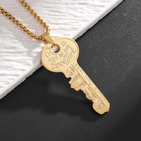 Colliers pendentifs créatifs personnalisés pour hommes et femmes, chaîne vintage en acier inoxydable, bijoux