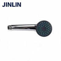 JINLIN Vente en gros, logo personnalisé, livraison rapide, pomme de douche à main en plastique ABS, haute pression, économie d'eau, portable, moderne, pour salle de bain