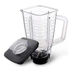 Juego <span class=keywords><strong>de</strong></span> Jarra y Tapa <span class=keywords><strong>de</strong></span> <span class=keywords><strong>Vidrio</strong></span> para <span class=keywords><strong>Licuadora</strong></span> <span class=keywords><strong>Oster</strong></span> D061, 1250 ml, Jarras Cuadradas, Accesorios, Repuestos, Uso Manual en el Hogar - Product Image 1