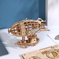 Rompecabezas 3D de Madera Realista Personalizado, Dirigible de Ensueño, Nave Aérea, para Decoración Creativa de Oficina
