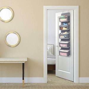 New 4 Layer Non Woven Door Rear Storage Hanging Bag Multilayer Hanging <b>Wardrobe</b> Storage Box - Product Image 5