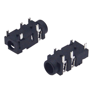 PJ-327 ช่องเสียบแจ็คเสียงสเตอริโอขนาด 3.5 มม., ช่องเสียบแบบ 5 พินแนวตั้งสำหรับพีซี/คอมพิวเตอร์, ขั้วต่อแบบ DIP ตัวเมีย - Product Image 2