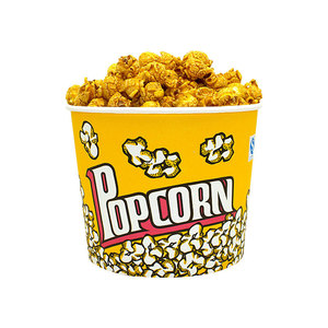 Bán Buôn Cốc Bỏng Ngô In Logo Theo Yêu Cầu Bát Giấy Đựng Thức Ăn Thùng Bỏng Ngô Có Nắp Đậy - Product Image 6