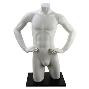 新产品便宜的价格半身体窗口显示男士服装商店的人体模特