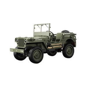 Camioneta Todoterreno Willis RC con Control Remoto, Modelo de Simulación de Camión Militar 4x4, Juguete para Niños, Auto a Control Remoto - Product Image 1
