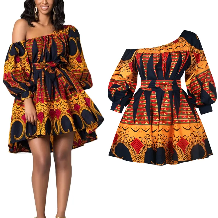 YIZHIQIU traditional nigerian styles african kitenge dress designs