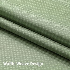 Rideau de douche moderne de luxe sans crochet, <span class=keywords><strong>double</strong></span> couche gaufré, grandes anneaux, polyester imperméable et lavable, pour salle de bain d'hôtel - Product Image 2