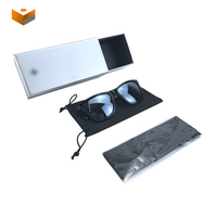 Lunettes de soleil personnalisées boîte d'emballage de luxe 2mm papier kraft tiroir en carton UV avantage pour lunettes montre emballage