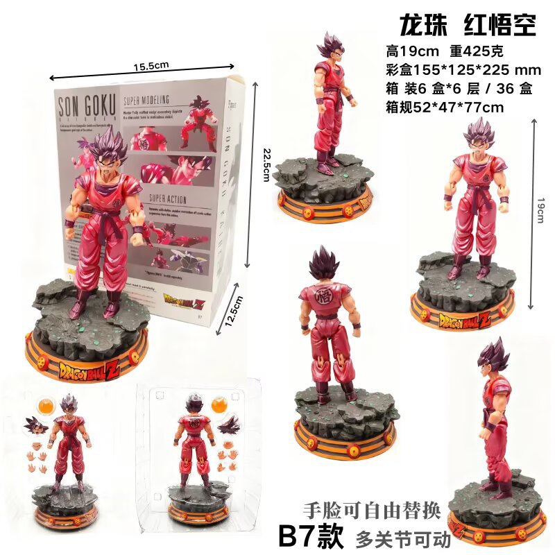 Wukong rouge avec base