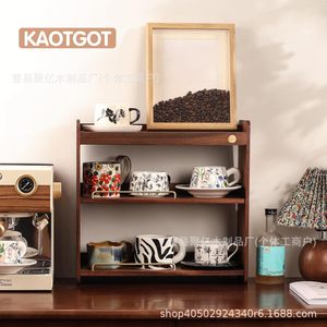 Kaotgot Wooden <b>Shelf</b> 3 Tier Countertop Storage <b>Rack</b> For Kitchen Desktop Display Organizing - Product Image 1