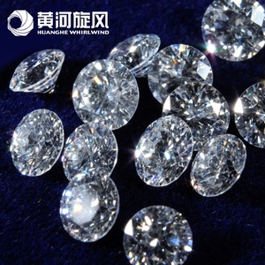 Diamantes Sintéticos Moissanite Brancos Redondos Cortados em Brilhante, Cultivados em Laboratório, à Venda por Atacado - Product Image 6