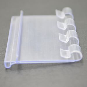 Supermarket PVC Plastic Multi Opening <strong>Hook</strong> Supermarket Price <strong>Label</strong> <strong>Holder</strong> Price <strong>Display</strong> <strong>Label</strong> Rack - Product Image 2