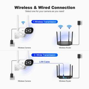 Venta caliente <span class=keywords><strong>Srihome</strong></span> SH037 5MP Cámara DE SEGURIDAD HD impermeable al aire libre Admite Audio bidireccional y visión nocturna en color - Product Image 4