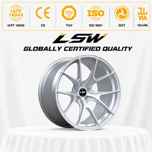 LS8066 Llantas forjadas personalizadas de 1 pieza con diseño de plato profundo 5x114.3 5x120 5x130 5x127, llantas de 17-26 pulgadas aptas para Mercedes Audi BMW Urus - Product Image 3