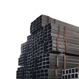Chine Usine Q235B Matériaux Sections Creuses Noires Tube En <span class=keywords><strong>Acier</strong></span> Soudé Carré et Rectangulaire - Product Image 6