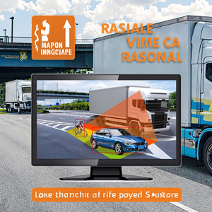 Monitor Cuádruple AHD de 10.1 Pulgadas y 4 Canales BSD con Cámara de Reversa con Visión Nocturna y 1080P para Camioneta Highlander/Autobús Escolar - Product Image 6