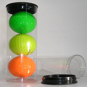 <span class=keywords><strong>Tube</strong></span> d'emballage en plastique PC transparent personnalisable avec <span class=keywords><strong>bouchon</strong></span> à vis sérigraphié pour balles de golf et rouges à lèvres – Offre Spéciale - Product Image 3