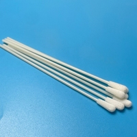 Bâtonnet de coton-tige en nylon floqué de 145 mm de long, certification SGS, grand bâtonnet en plastique solide pour les enquêtes légales et les tests de paternité