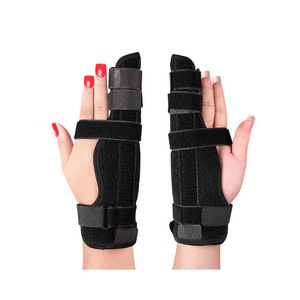 Boxer Finger <span class=keywords><strong>Splint</strong></span> - Ondersteunt pink, ringvinger, middelste metacarpale botten en knokkels - Rechts of links verstelbare handbrace - Product Image 1